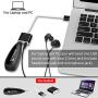 Wireless Microphone System,KIMAFUN 2.4G Wireless Lavalier Microphone with Lavalier Lapel Mics,Wireless Transmitter & Receiver for Computer,Speaker,Phone,Camera,Teaching and Public Speaking,G130