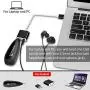 Wireless Microphone System,KIMAFUN 2.4G Wireless Lavalier Microphone with Lavalier Lapel Mics,Wireless Transmitter & Receiver for Computer,Speaker,Phone,Camera,Teaching and Public Speaking,G130