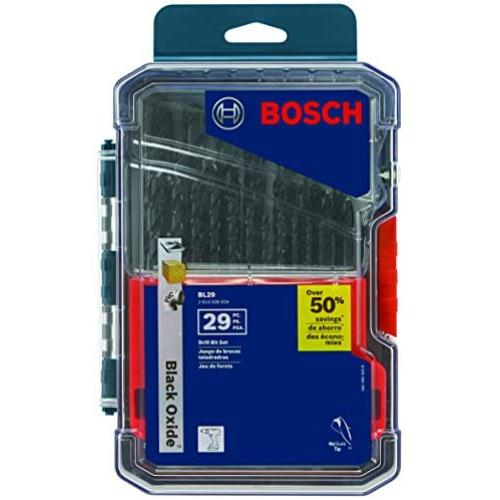 Bosch 29 Piece Black Oxide Metal Drill Bit Set BL29