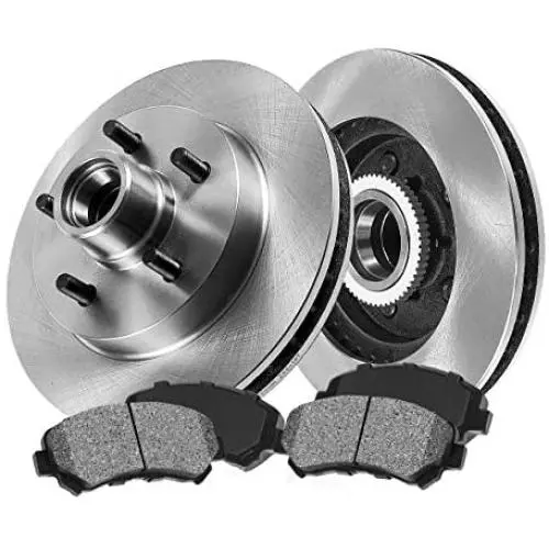 [ RWD Pickup SUV Series ] FRONT 286.7 mm Premium OE 5 Lug [2] Brake Disc Rotors + [4] Metallic Brake Pads CRK12873