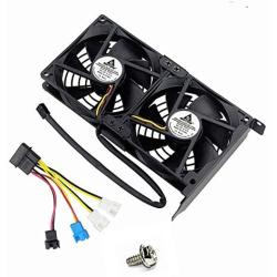 GDSTIME Graphic Card Fans, Graphics Card Cooler, Video Card Cooler, PCI Slot Dual 90mm 92mm Fans, VGA Cooler