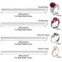 Frienda 16 Pieces Ring Sizer Adjuster for Loose Rings with Silver Polishing Cloth, 4 Sizes