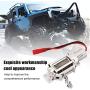Vbest life RC Metal Winch,Full CNC Metal RC Winch Spare Upgrade Parts Accessories for 1/10 SCX10 Axial Crawler D90(Silver)