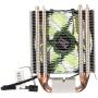 LED 4 Heat Pipe Quiet CPU Cooler Cooling Fan Heat Sink for Intel LGA 1151 1155 775 1156 AMD (Green)