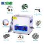 Commercial Ultrasonic Cleaner - DK SONIC 10L 240W Sonic Cleaner with Heater and Basket for Metal Parts, Carburetor,Fuel Injector,Record,Circuit Board,Brass,Engine Parts,Tableware,Home Repair Tool,etc