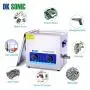 Commercial Ultrasonic Cleaner - DK SONIC 10L 240W Sonic Cleaner with Heater and Basket for Metal Parts, Carburetor,Fuel Injector,Record,Circuit Board,Brass,Engine Parts,Tableware,Home Repair Tool,etc Commercial Ultrasonic Cleaner - DK SONIC 10L 240W Sonic Cleaner with Heater and Basket for Metal Parts, Carburetor,Fuel Injector,Record,Circuit Board,Brass,Engine Parts,Tableware,Home Repair Tool,etc