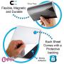 Craftopia Magnetic Adhesive Sheets | 8'' x 10'' | Pack of 25 | Make Anything a Magnet! | Flexible Peel and Stick Self Adhesive for Crafts Photos Stamp Dies and More (8''x10'' 25 Pack)