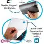 Craftopia Magnetic Adhesive Sheets | 8'' x 10'' | Pack of 25 | Make Anything a Magnet! | Flexible Peel and Stick Self Adhesive for Crafts Photos Stamp Dies and More (8''x10'' 25 Pack)
