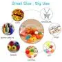 Heoawrk 3x 4 Small Clear Ziplock Poly Bags, 100pcs Resealable Plastic Zipper Bags, 2 Mil Thick - Food Grade Safe. Great for Candy, Cookies, Jewelry, Pill, and Party Favors