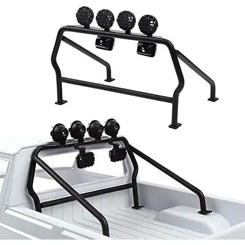 INJORA Metal Roll Cage Bucket with 6 LED Lights for RC Crawler Axial SCX10 D90 Tamiya CC01 INJORA Metal Roll Cage Bucket with 6 LED Lights for RC Crawler Axial SCX10 D90 Tamiya CC01