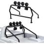 INJORA Metal Roll Cage Bucket with 6 LED Lights for RC Crawler Axial SCX10 D90 Tamiya CC01