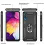 LeYi Compatible for Samsung Galaxy A50/ A50s/ A30s Case with HD Screen Protector, [Military-Grade] Magnetic Car Holder Mount Kickstand Protective Cover Phone Case for Samsung A50/ A50s/ A30s, Black