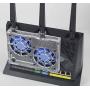 Router Cooling Fan 7CM Adjustable Speed Ultra Silent Radiator for RT-AX86U Dustproof Temperature Reduction
