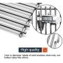 Hongso 16 5/8'' Stainless Steel Grill Grid Cooking Grate Replacement for Thermos Grill Parts 461252605, Kirkland Front Avenue 463230703, Charbroil 463261306, BBQ Pro Grills, SCB932 (2-Pack)