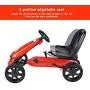 Costzon Go Kart, 4 Wheel Powered Ride On Toy, Kids Pedal Cars for Outdoor, Racer Pedal Car with Clutch, Brake, EVA Rubber Tires, Adjustable Seat (Red Go Kart) Costzon Go Kart, 4 Wheel Powered Ride On Toy, Kids Pedal Cars for Outdoor, Racer Pedal Car with Clutch, Brake, EVA Rubber Tires, Adjustable Seat (Red Go Kart)