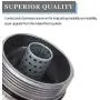 Oil Filter Housing Cap Assembly with Oil Plug for 2005-2019 Toyota RAV4 4Runner Tundra Fj Cruiser Venza Avalon Sienna Camry Highlander RX350 - Replace 15620-31060, 1562031060, 15643-31050, 1564331050