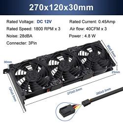 Wathai Pcl Slot Fan 90mm 92mm Fans Brushless Cooling Fan for VGA Graphic Card Cooler