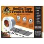 Gorilla White Tough & Wide Duct Tape, 2.88'' x 25 yd, White, (Pack of 1)