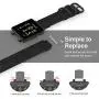 MoKo Watch Band for Garmin Vivoactive Acetate, Fine Woven Nylon Adjustable Replacement Strap for Garmin Vivoactive/Vivoactive Acetate Sports Smart Band - Black
