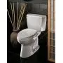 TOTO CST744SL#01 Drake 2-Piece Ada Toilet with Elongated Bowl, Cotton White TOTO CST744SL#01 Drake 2-Piece Ada Toilet with Elongated Bowl, Cotton White