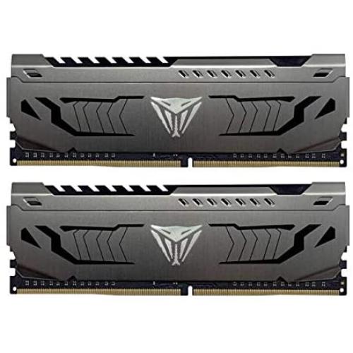 Patriot Viper Steel DDR4 16GB (2 x 8GB) 3000MHz Kit w/Gunmetal Grey heatshield