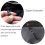 Zpsolution Zipper Pull Tab Replacement Metal Zipper Handle Mend Fixer for Suitcases Luggage Jacket Backpacks Coat Boots