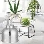 Ovida 10oz/300ml Metal Watering Can, Plant Spray Bottle, Stainless Steel Watering Pot, Outdoor Indoor Gardening Plant Water Can with Top Pump(Silver) Ovida 10oz/300ml Metal Watering Can, Plant Spray Bottle, Stainless Steel Watering Pot, Outdoor Indoor Gardening Plant Water Can with Top Pump(Silver)