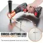 Double Head Sheet Metal Cutter, Versatile Nibbler Drill Attachment for Straight Curve and Circle Cutting, Maximum 14 Gauge Steel, Perfect for Home DIY and Car Repair Double Head Sheet Metal Cutter, Versatile Nibbler Drill Attachment for Straight Curve and Circle Cutting, Maximum 14 Gauge Steel, Perfect for Home DIY and Car Repair