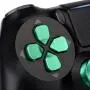 eXtremeRate Green Metal Buttons for Playstation 4 Controller, Aluminum Analog Thumbsticks & Bullet Buttons & D-pad Replacements Kits for PS4 Slim Pro Controller