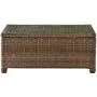 Crosley Furniture KO70051WB-NV Bradenton Outdoor Wicker 5-Piece Set (Sofa, 2 Arm Chairs, Side & Coffee Table), Brown with Navy Cushions Crosley Furniture KO70051WB-NV Bradenton Outdoor Wicker 5-Piece Set (Sofa, 2 Arm Chairs, Side & Coffee Table), Brown with Navy Cushions