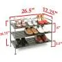 Seville Classics 3-Tier Stackable 12-Pair Shoe Rack Wood Resin Metal Freestanding Storage Shelf for Bedroom, Closet, Entryway, Dorm Room, Espresso Slat Seville Classics 3-Tier Stackable 12-Pair Shoe Rack Wood Resin Metal Freestanding Storage Shelf for Bedroom, Closet, Entryway, Dorm Room, Espresso Slat