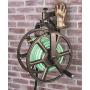 Liberty Garden 712 Single Arm Navigator Multi-Directional Garden Hose Reel, Holds 125-Feet of, 5/8-Inch, Bronze