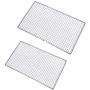 Tmibay BBQ Grill Wire Netting Metal Squares Holes Grilling Barbecue Wire Mesh Barbecue Tools (40x25CM)
