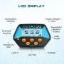Tilswall Metal Detector Professional for Adults & Kids, High Accuracy Adjustable Metal Detector Waterproof with LCD Display, All Metal &Disc Mode, 8.5 Inch Lightweight Search Coil