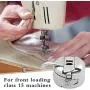 2pcs Stainless Steel Sewing Machine Bobbin Case, 10pcs Metal Sewing Machine Bobbins 50 pcs Sewing Machine Needles and Tape Measure for Front Loading Class 15 Machines Embroider 2pcs Stainless Steel Sewing Machine Bobbin Case, 10pcs Metal Sewing Machine Bobbins 50 pcs Sewing Machine Needles and Tape Measure for Front Loading Class 15 Machines Embroider