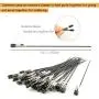 MAY.T Model Painting Alligator Clip Sticks 40PCS with Stand Base 2PCS for Airbrush Hobby Model Parts MAY.T Model Painting Alligator Clip Sticks 40PCS with Stand Base 2PCS for Airbrush Hobby Model Parts
