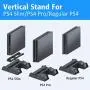 OIVO PS4 Stand Cooling Fan Station for Playstation 4/PS4 Slim/PS4 Pro, PS4 Pro Vertical Stand with Dual Controller EXT Port Charger Dock Station and 12 Game Slots OIVO PS4 Stand Cooling Fan Station for Playstation 4/PS4 Slim/PS4 Pro, PS4 Pro Vertical Stand with Dual Controller EXT Port Charger Dock Station and 12 Game Slots