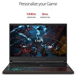 ASUS ROG Zephyrus S Ultra Slim Gaming PC Laptop, 15.6” 144Hz IPS Type, Intel Core i7-8750H CPU, GeForce GTX 1070, 16GB DDR4, 512GB PCIe SSD, Military-Grade Metal Chassis, Win 10 Home - GX531GS-AH76