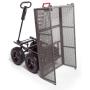 Gorilla Carts GORMP-12 Steel Dump Cart with Removable Sides and 2-In-1 Convertible Handle, 1,200-Pound Capacity, 39.5-Inch by 22-Inch Bed, Grey Finish Gorilla Carts GORMP-12 Steel Dump Cart with Removable Sides and 2-In-1 Convertible Handle, 1,200-Pound Capacity, 39.5-Inch by 22-Inch Bed, Grey Finish