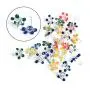 Small Glass Daisy Flower Beads, Premium Quality Hand Blown Glass Stem Filters (25+5 Pack) Small Glass Daisy Flower Beads, Premium Quality Hand Blown Glass Stem Filters (25+5 Pack)