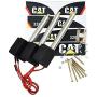 HUANRUOBAIHUO 3 Pcs DIY Upgrade Metal Arm Driving Servo Parts for HUINA 1550 RC Crawler Car 15CH 2.4G 1:14 RC Metal Excavator Metal Arm Part Quadcopters Accessories (Color : Without servo)