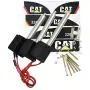 HUANRUOBAIHUO 3 Pcs DIY Upgrade Metal Arm Driving Servo Parts for HUINA 1550 RC Crawler Car 15CH 2.4G 1:14 RC Metal Excavator Metal Arm Part Quadcopters Accessories (Color : with servo)