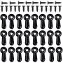100 Pieces Frame Picture Turn Button and 100 Pieces Screws for Hanging Pictures, Photos, Drawing (Black) 100 Pieces Frame Picture Turn Button and 100 Pieces Screws for Hanging Pictures, Photos, Drawing (Black)