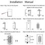 Yomyrayhu HDMI and Cat6 Ethernet RJ45 Wall Plate for HDTV
