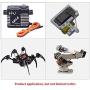 JX Servo CLS-HV7346MG 46kg Coreless High Precision Steel Gear Full CNC Digital Servo Motor for RC Car Robot Arm Helicopter Airplane Parts