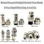 Aviation Connectors 5A, Lsgoodcare GX12-5 Pin Metal Aviation Plug Kit, Including 12MM 5 Pin Plug Thread Male Female Panel Wire Socket and Aviation Plugs Cap (GX12-5)