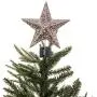 [Christmas Tree Topper Holder] - Twist-on Holiday Universal Tree Topper Stabilizer Fits All Base Types- Metal Green Support Rod with Adjustable attachments to stabilize Seasonal Treetop Ornaments