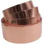 Copper Foil Tape (2inch X 33 FT) with Conductive Adhesive for Guitar and EMI Shielding, Slug Repellent, Crafts, Electrical Repairs, Grounding Copper Foil Tape (2inch X 33 FT) with Conductive Adhesive for Guitar and EMI Shielding, Slug Repellent, Crafts, Electrical Repairs, Grounding