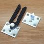 HOWDIA Sectional Couch Connectors Sofa Snap, Sofa Alligator Clamps Joint Clip for Modular Couch Furniture Metal and Plastic 2 Pcs