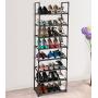 fiducial home 8 Tiers Shoe Rack 16-20 Pairs Sturdy Shoe Shelf
